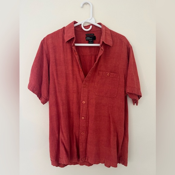 Linen-blend Collared Shirt - Picture 3 of 4